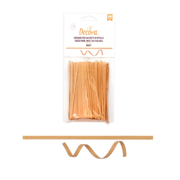 Twist Ties - Kraft